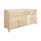 JOELLE 4-DRAWER 4-DOOR SIDEBOARD/BUFFET DISTRESSED NATURAL - MyChocolateWood