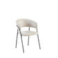 ELEKTRA BEIGE FABRIC DINING CHAIR - MyChocolateWood