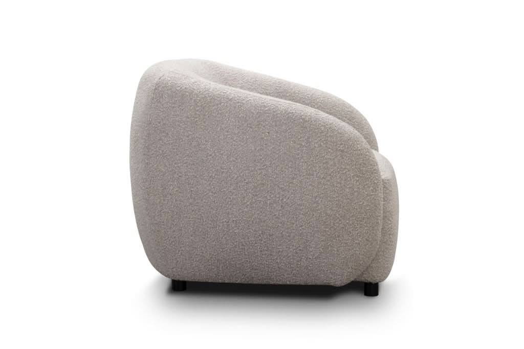 Suki Boucle Armchair in Quartz side