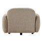 LORELEI CHENILLE ARMCHAIR/OCCSIONAL CHAIR TAUPE - MyChocolateWood
