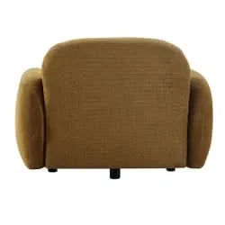 LORELEI CHENILLE ARMCHAIR/OCCASIONAL CHAIR TOFFEE - MyChocolateWood