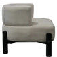 NAPIER FAWN CHENILLE FABRIC OCCASIONAL CHAIR - MyChocolateWood