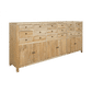 JOELLE 18-DRAWER 6-DOOR FILE CABINET DISTRESSED RUSTIC NATURAL - MyChocolateWood