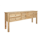 JOELLE 4-DRAWER 2-DOOR BUFFET/SIDEBOARD DISTRESSED RUSTIC - MyChocolateWood