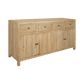 JOELLE 4-DRAWER 4-DOOR SIDEBOARD/BUFFET DISTRESSED RUSTIC - MyChocolateWood