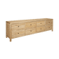 JOELLE 8-DRAWER LOWBOY/DRESSER/CHEST OF 8 DRAWERS DISTRESSED RUSTIC - MyChocolateWood