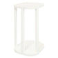 OSLO SOLID MINDI WOOD SIDE TABLE WHITE - MyChocolateWood