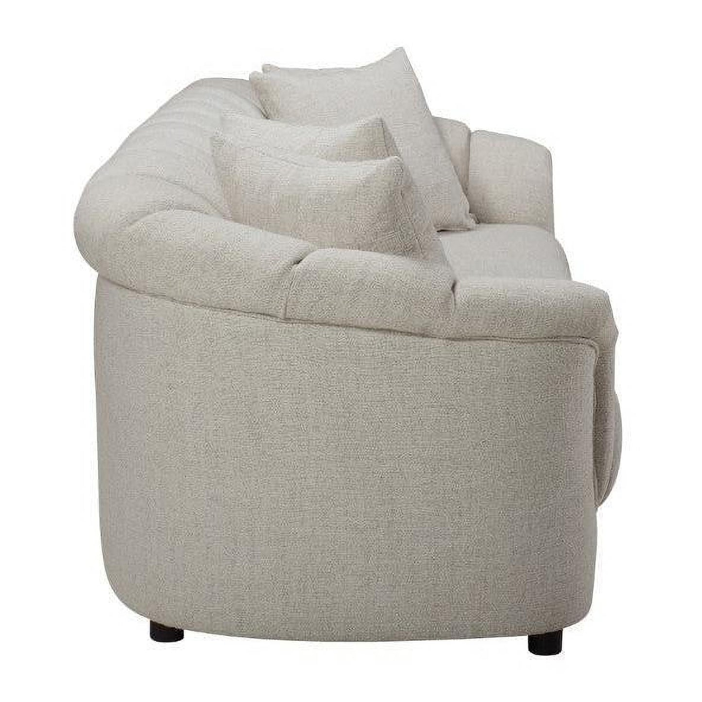 CORSINI FABRIC 4-SEATER SOFA - BEIGE