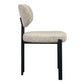KILBRIN SPECKLE BROWN/BLACK METAL DINING CHAIR - MyChocolateWood