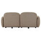 LORELEI 2-SEATER MODULAR CHENILLE SOFA TAUPE COLOUR - MyChocolateWood