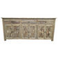TREMAYNE RECYCLED ELM RUSTIC BUFFET/SIDEBOARD 3 DRAWERS/6 DOORS PARQUETRY PATTERN 200CM - MyChocolateWood