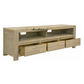 RIPLEY SOLID ACACIA TIMBER 3-DRAWER 2 NICHE ETU TV UNIT BRUSHED SMOKE - MyChocolateWood