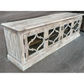 REINA GREYWASHED RECYCLED TIMBER/GLASS 4-DOOR ETU TELEVISION UNIT - MyChocolateWood