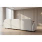 LORELEI  3-SEATER MODULAR SOFA CHENILLE - WHITE - MyChocolateWood