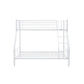 CURZON SINGLE OVER DOUBLE  BUNK BEDS WHITE - MyChocolateWood