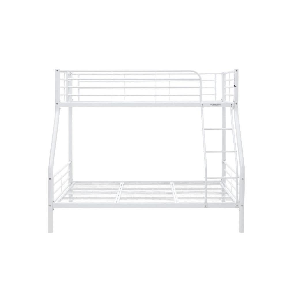 CURZON SINGLE OVER DOUBLE  BUNK BEDS WHITE - MyChocolateWood