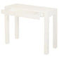 TANAKA SOLID MAHOGANY TIMBER CONSOLE TABLE/ HALL TABLE WITH 2 HIDDEN DRAWERS IN WHITE - MyChocolateWood