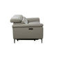 BRITTAS LEATHER 2-SEATER ELECTRIC RECLINER SOFA - GREY - MyChocolateWood