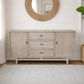 NEVANA  RECYCLED ELM TIMBER SIDEBOARD/BUFFET 2 DOORS 3 DRAWERS NATURAL - MyChocolateWood