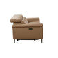 BRITTAS LEATHER 2-SEATER ELECTRIC RECLINER SOFA - MOCHA - MyChocolateWood