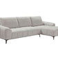 Joaquin Fabric 3-Seater Modular Corner Sofa with Sliding Backrest & RHF Chaise - Sky