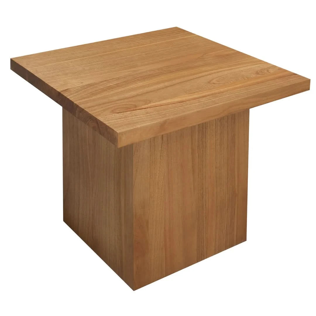 CARDEW SOLID MINDI WOOD PETITE LAMP TABLE/SIDE TABLE WALNUT - MyChocolateWood