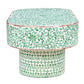 GRETA OVAL MOTHER OF PEARL COFFEE TABLE - MyChocolateWood