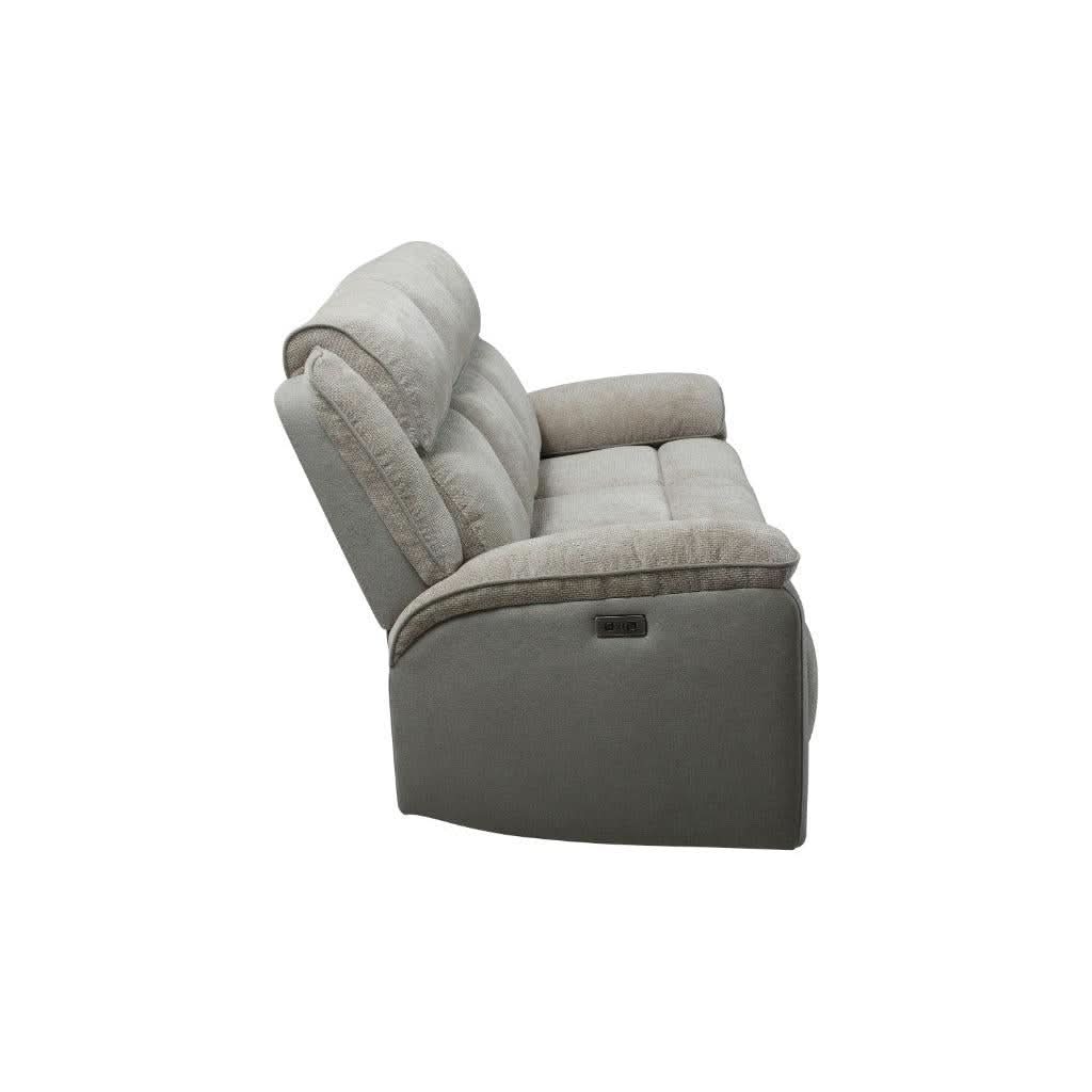 COLVOS 2-SEATER ELECTRIC RECLINER SOFA OYSTER COLOUR - MyChocolateWood