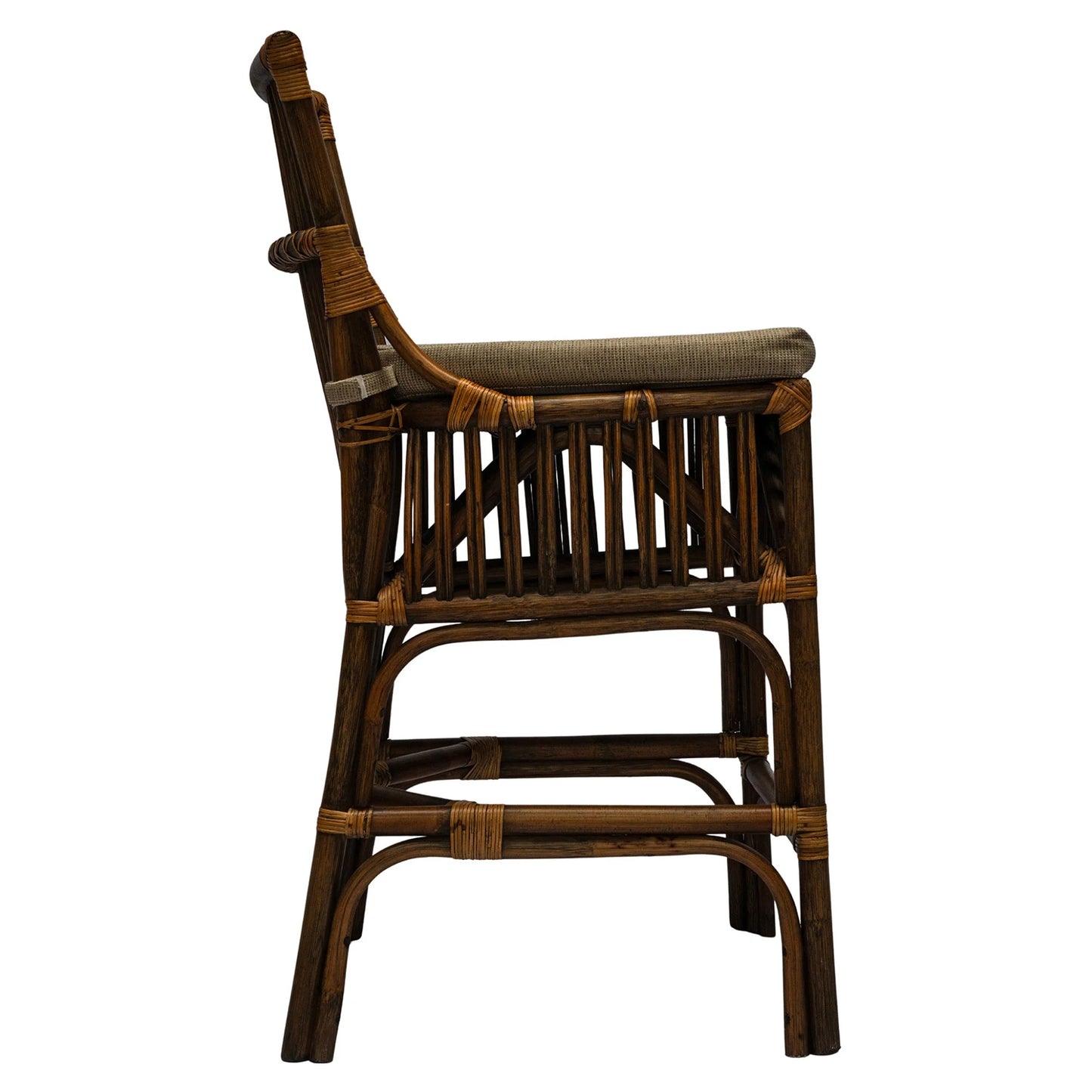 Bracken Rattan Bar Stool / Counter Stool - Antique