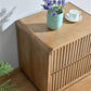 Denby Messmate Timber 2-Drawer Bedside Table Light Smoke