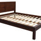 TANAKA SOLID MAHOGANY TIMBER QUEEN SIZE BED IN CHOCOLATE COLOUR - MyChocolateWood