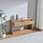 Denby Messmate Timber 2-Drawer Console Table/Hall Table Light Smoke