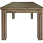 DEVONSHIRE ACACIA TIMBER DINING TABLE 180CM BRUSHED KHAKI - MyChocolateWood