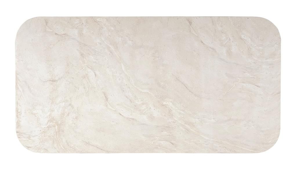 VERONA EUCALYPTUS TIMBER COFFEE TABLE CREAM/LIGHT SMOKE