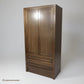 DANILO 2 DRAWERS WITH HANGING SPACE WARDROBE IN TASSIE OAK LIGHT BROWN AUSTRALIAN CUSTOM MADE - MyChocolateWood