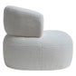 Daventry Ashwood/Fine Boucle Occasional Chair/Lounge Chair - Snow