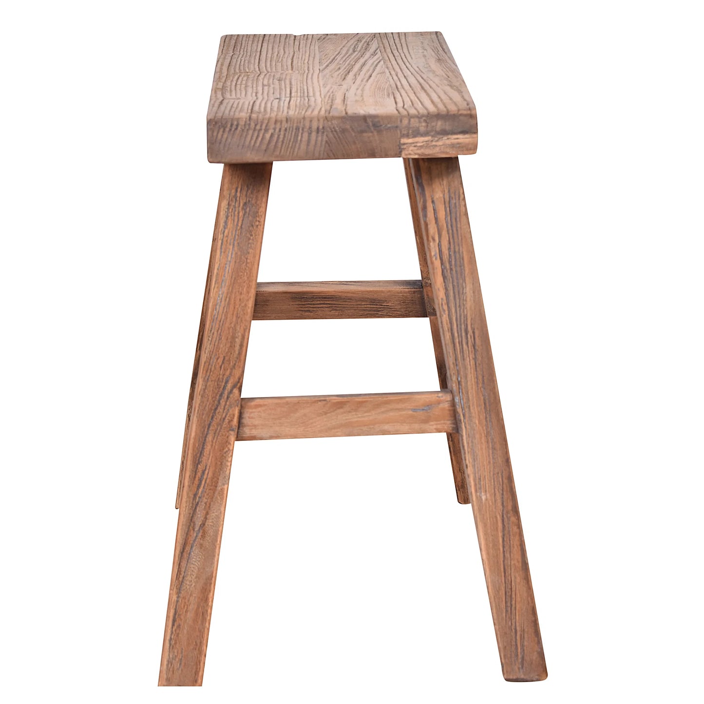 HARLOW STOOL IN SOLID HARDWOOD NATURAL 47X34X50CM