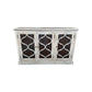 REINA GREYWASHED RECYCLED TIMBER/HERITAGE METAL 3-DOOR BUFFET/SIDEBOARD - MyChocolateWood