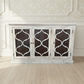REINA GREYWASHED RECYCLED TIMBER/HERITAGE METAL 3-DOOR BUFFET/SIDEBOARD - MyChocolateWood