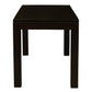 Tanaka Solid Mahogany Dining Table, 150cm in Chocolate - Chocolate Wood