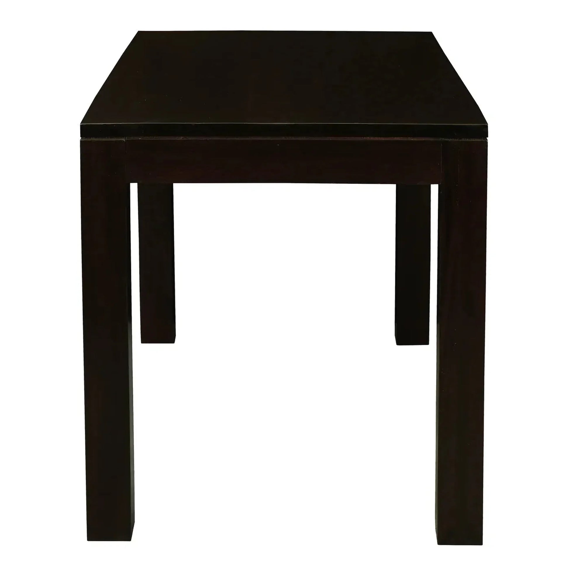 Tanaka Solid Mahogany Dining Table, 150cm in Chocolate - Chocolate Wood