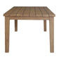 ATHENA EUCALYPTUS TIMBER OUTDOOR DINING TABLE NATURAL 220CM