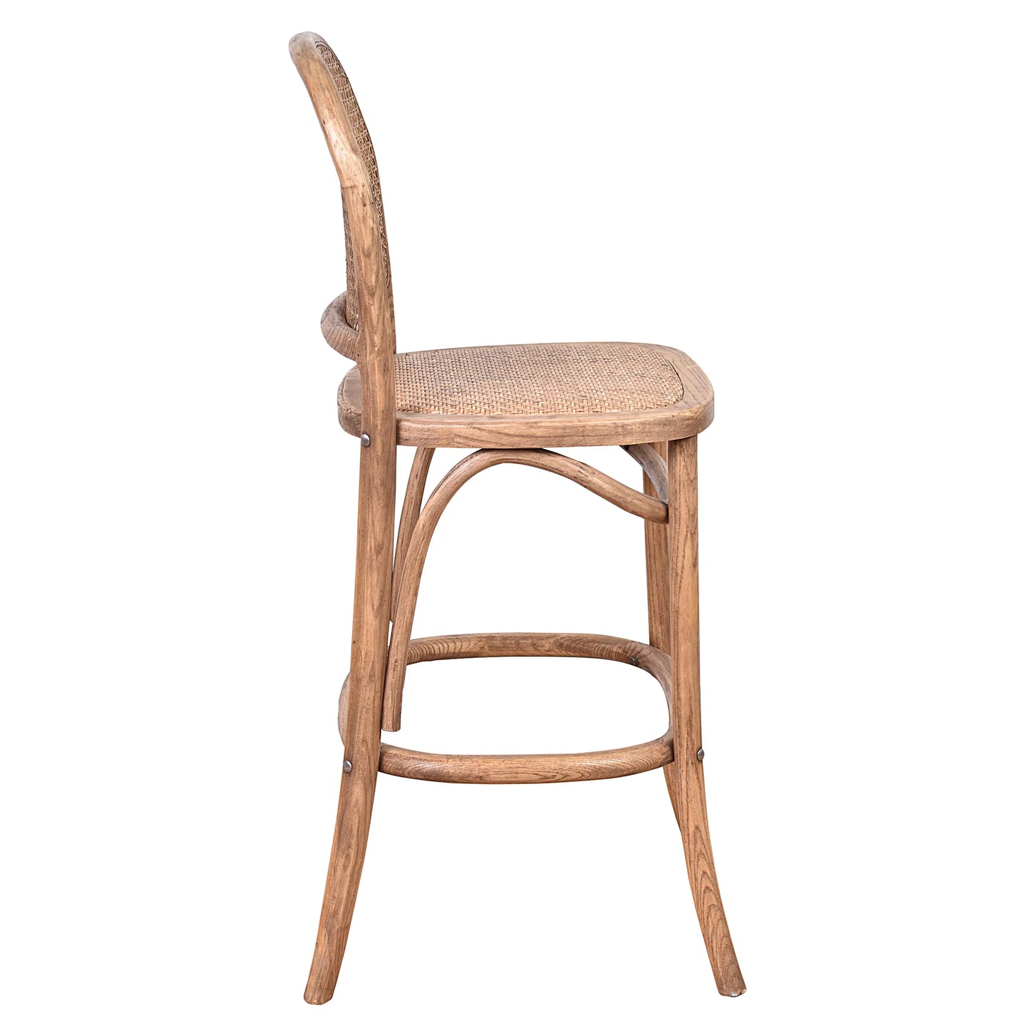 Dumas Solid Oak Bar Stool/Counter Stool 43x53x101 Natural