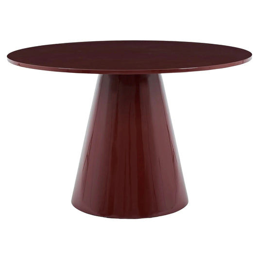 Aspen 5-Piece Dining Set - Round Dining Table 120cm & 4 Dining Chairs in Cherry