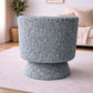 JODIE GREY FABRIC SWIVEL CHAIR LOUNGE CHAIR ACCENT CHAIR -