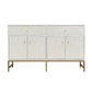 BEATRICE  MOTHER OF PEARL HAND INLAY 4-DOOR 2 DRAWER SIDEBOARD/BUFFET - MyChocolateWood