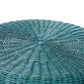 WENGLOR FOREST GREEN RATTAN SIDETABLE - MyChocolateWood
