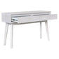 Halifax Solid Acacia 2-Drawer Console Table / Hall Table in Brushed White