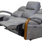 MITCHUM FABRIC 3-SEATER WITH 2 END ELECTRIC RECLINERS - DOVE