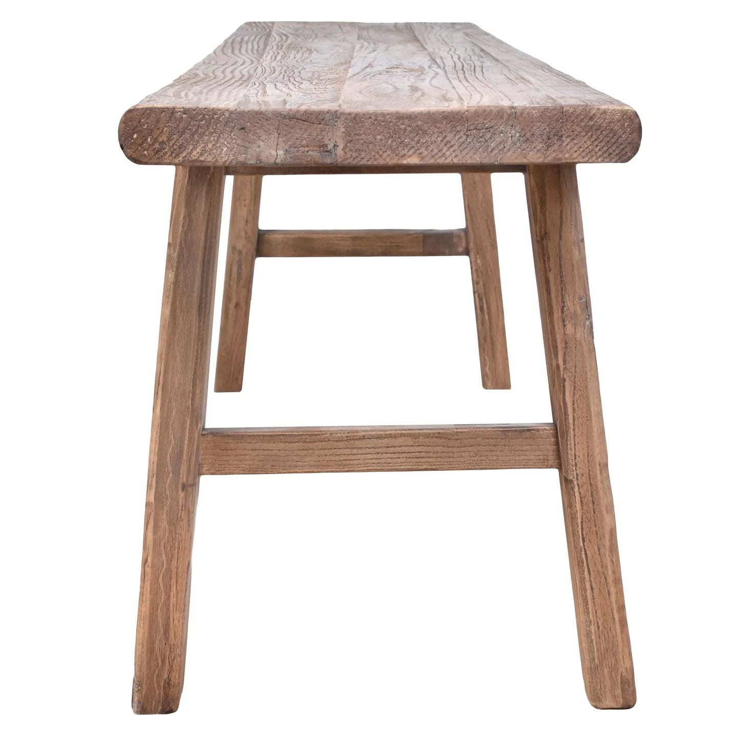 HARLOW SOLID HARDWOOD RUSTIC BENCH EXTRA LARGE NATURAL 180X46X50